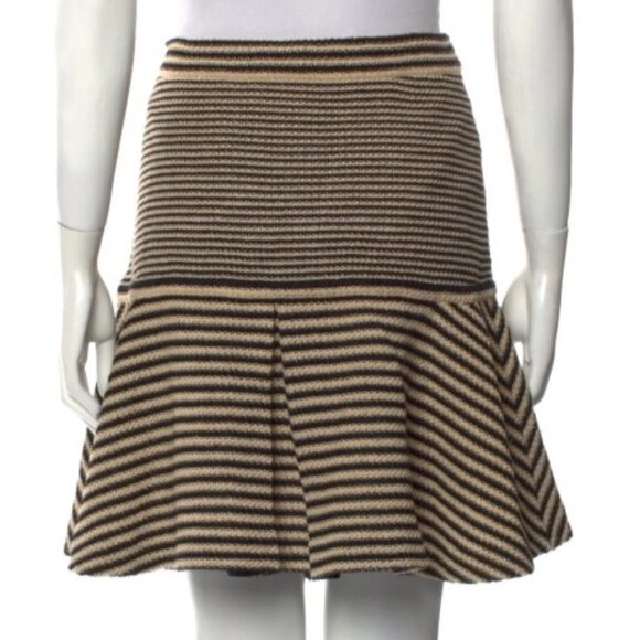 Chanel Resort 2015 Cotton/Silk Flared Mini Skirt Size: M | US8 (Orig. $2600) - Picture 3 of 4